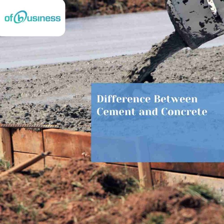 Difference Between Cement And Concrete