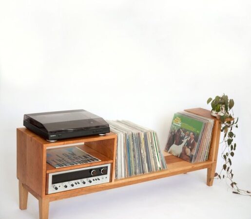 Modern record stand